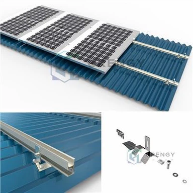 Trapezoidne metalne krovne stezaljke za solarne panele