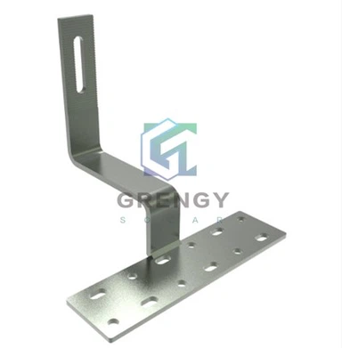 Sustav za montažu nosača na krovnu kuku za solarni panel