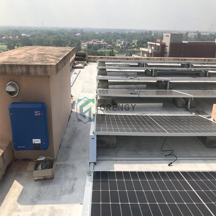 Ballasted Flat Roof Solar Rack Mounting Systems