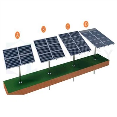 Solarna montaža na tlu s jednim polom