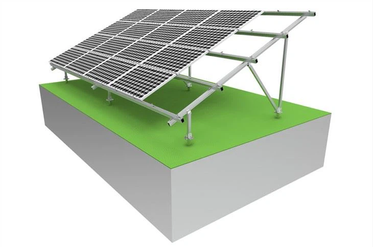 Rješenje konstrukcije za ugradnju na solarno tlo