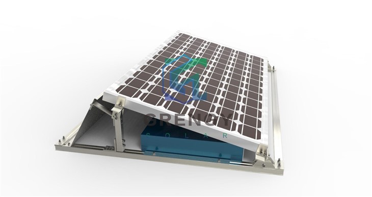 Solar PV Panel Ballast Flat Rooftop Non-penatration