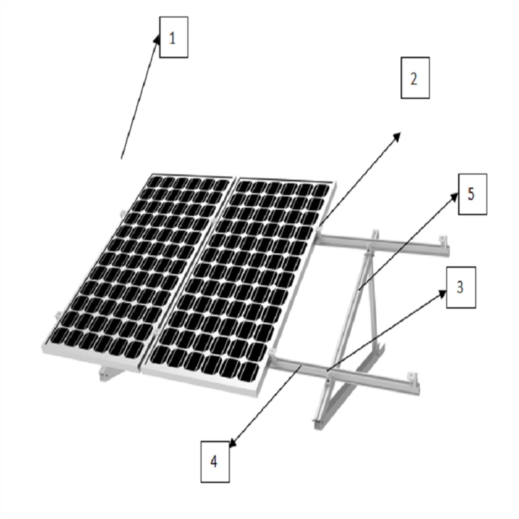 Podesivi solarni nosači za ravne krovove