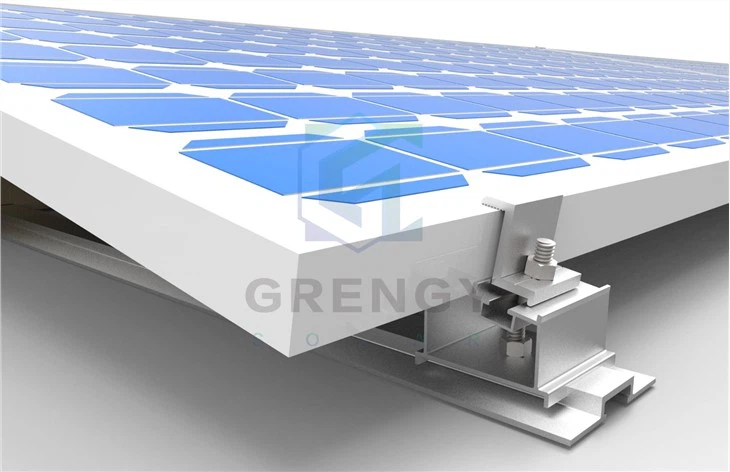 Flat Roof Solar Panel Mounting Structureof Hook