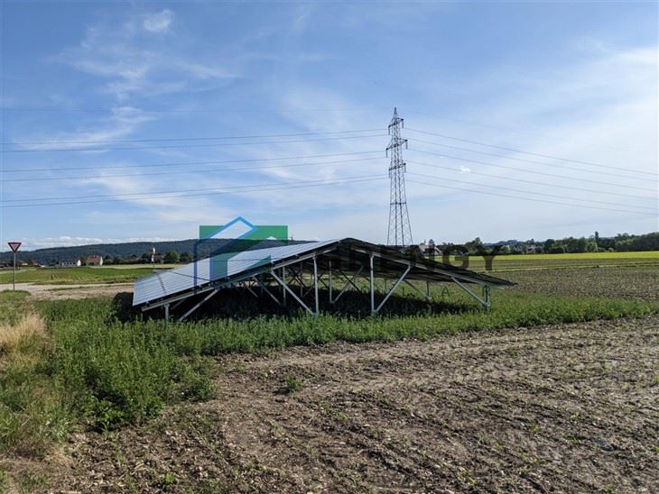 Aluminum Solar Brackets With Helical Piles