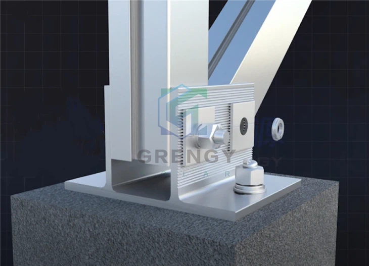 Concrete Based Ground Mounting