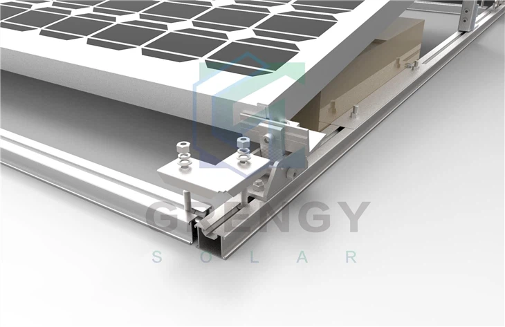 Flat Roof Mounting System For Solar Panels