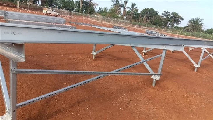 Galvanized Solar Ground Screw Foundation For PV Mounting System high quality