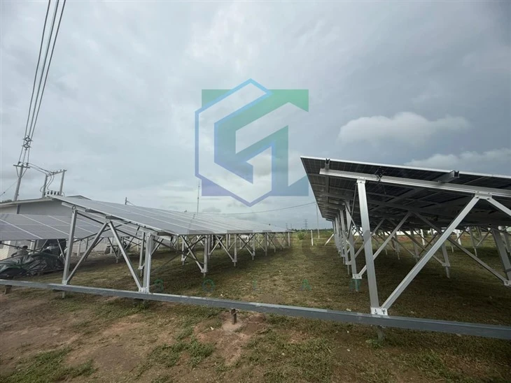 Modular Aluminum Ground Mount System | Rapid Deployment Solar Array Foundation high quality