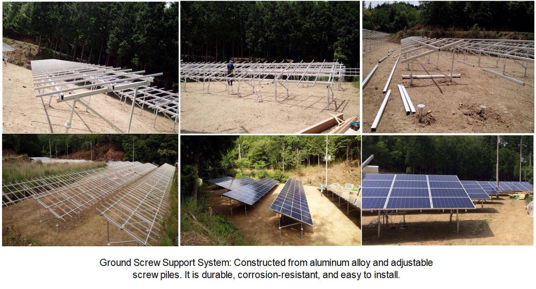 Fixed Tilt Solar Racking System Aluminum Fixed Tilt Solar Racking System Aluminum
