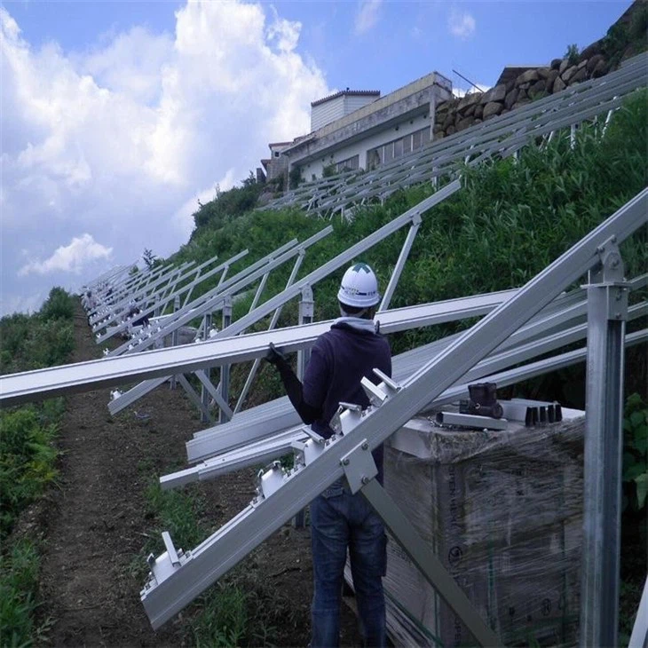 Ramming Piles Solar Aluminium Ground Mounting System