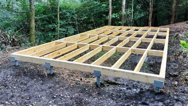 Screw Piles Under Existing Structure
