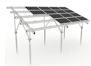 Sustav konstrukcije aluminijskih solarnih podnih regala